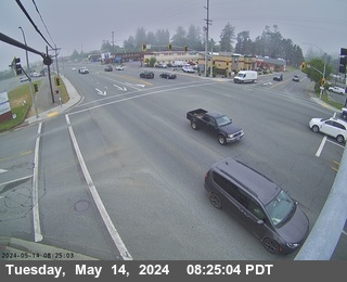 Timelapse image near DN-101: Cooper - Looking South, Crescent City 0 minutes ago