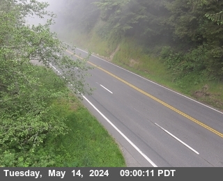 Timelapse image near US-101 : North Of Cushing Creek - Looking North (C017), Crescent City 0 minutes ago