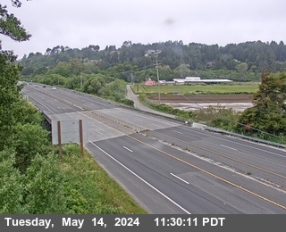 Timelapse image near US-101 : North Of SR-299 - Looking North (C005), Arcata 0 minutes ago