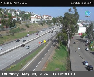Timelapse image near (C 010) I-5 : Old Town Avenue, San Diego 0 minutes ago