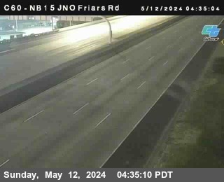 Timelapse image near (C060) I-15 : Just North Of Friars Road, San Diego 0 minutes ago
