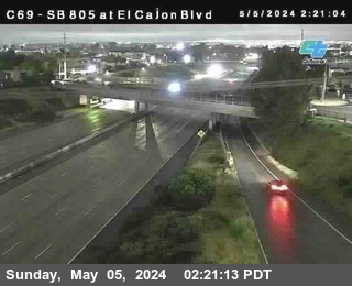 (C069) I-805 : El Cajon Boulevard (On Ramp)