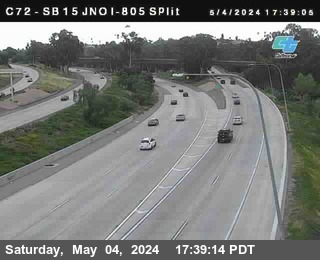 Timelapse image near (C072) I-15 : I-805, San Diego 0 minutes ago