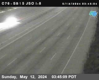 Timelapse image near (C076) I-15 : Just South Of I-8, San Diego 0 minutes ago