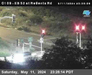 Timelapse image near (C109) SR-52 : Regents Road UC, San Diego 0 minutes ago