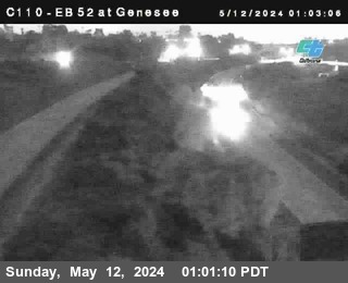 Timelapse image near (C 110) SR-52 : Genesee Avenue, San Diego 0 minutes ago