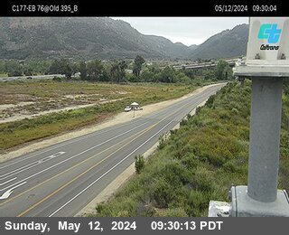 Timelapse image near (C177) WB 76: Old 395 Hwy, Fallbrook 0 minutes ago