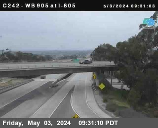 Timelapse image near (C242) I-905 : I-805, San Diego 0 minutes ago