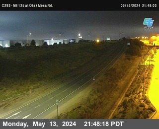 Timelapse image near (C293) NB 125: at Otay Mesa Rd., San Diego 0 minutes ago