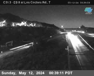 Timelapse image near (C313) I-8 : Los Coches T, El Cajon 0 minutes ago