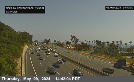 Timelapse image near I-5 : El Camino Real, San Clemente 0 minutes ago