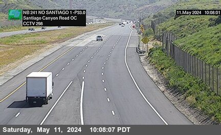 SR-241 : 900 Meters North of Santiago 1 Canyon Road Overcross