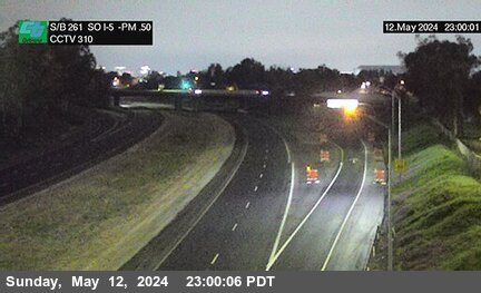 Traffic camera for SR-261 : 200 Meters South of I-5