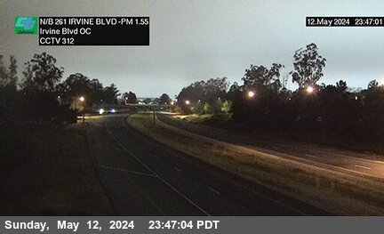 SR-261 : 70 Meters South of Irvine Boulevard Overcross