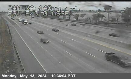 Timelapse image near SR-91 : East of Glassell Street, Anaheim 0 minutes ago
