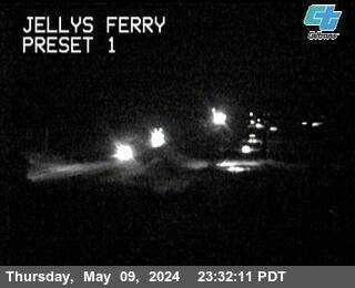 Timelapse image near Jellys Ferry, Red Bluff 0 minutes ago