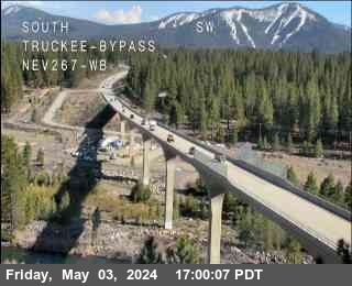 Hwy 267 at Truckee Bypass 5866ft. elevation