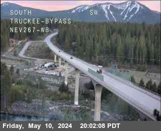 Timelapse image near Hwy 267 at Truckee Bypass, Truckee 0 minutes ago