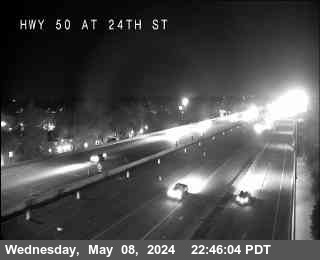 Timelapse image near Hwy 50 at 24th, Sacramento 0 minutes ago