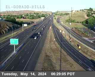 Timelapse image near Hwy 50 at El Dorado ED50 WB 1, El Dorado Hills 0 minutes ago