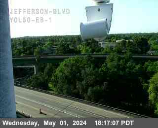 Timelapse image near Hwy 50 at Jefferson Blvd 1, West Sacramento 0 minutes ago