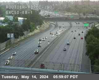 Timelapse image near Hwy 50 at Routier Rd JWO 1, Sacramento 0 minutes ago