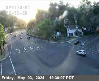 Traffic camera for Hwy 50 at Spring 1856ft. elevation