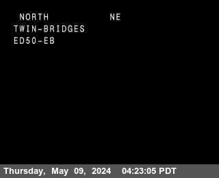 Timelapse image near Hwy 50 at Twin Bridges, Twin Bridges 0 minutes ago