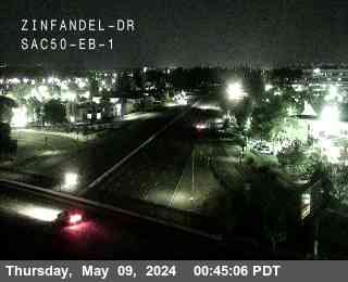 Timelapse image near Hwy 50 at Zinfandel Dr EB 1, Rancho Cordova 0 minutes ago