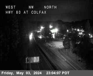 Hwy 80 at Colfax 2414ft. elevation