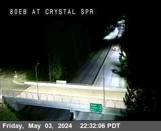 Timelapse image near Hwy 80 at Crystal Springs, Alta 0 minutes ago