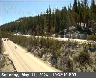 Timelapse image near Hwy 80 at Kingvale WB, Soda Springs 0 minutes ago