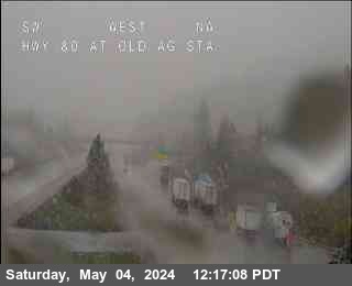 Hwy 80 at Old Ag Sta 5905ft. elevation