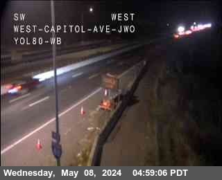 Timelapse image near Hwy 80 at West Capitol, West Sacramento 0 minutes ago
