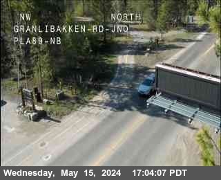 Timelapse image near Hwy 89 at Granlibakken, Tahoe City 0 minutes ago