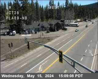 Timelapse image near Hwy 89 at Hwy 28, Tahoe City 0 minutes ago