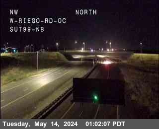 Timelapse image near Hwy 99 at Riego NB, Nicolaus 0 minutes ago