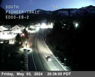 Timelapse image near Pioneer_Trail_ED50_EB_2, South Lake Tahoe 0 minutes ago