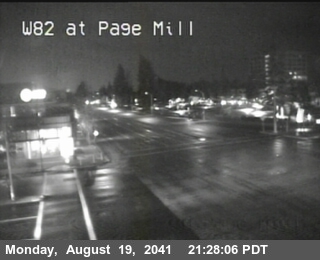 Timelapse image near T029N -- SR-82 : Page Mill Road / Oregon Expressway, Palo Alto 0 minutes ago
