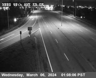 Timelapse image near T282R -- I-880 : AT 98TH AV OFR, Oakland 0 minutes ago