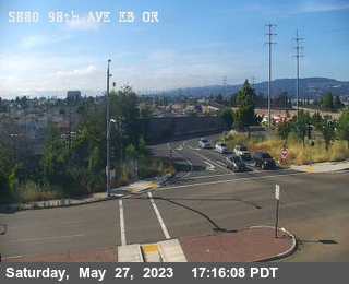 Timelapse image near T283R -- I-880 : AT 98TH AV OFR, Oakland 0 minutes ago