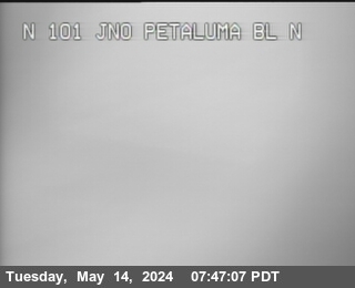 Timelapse image near TV144 -- US-101 : North Of Petaluma Blvd, Petaluma 0 minutes ago
