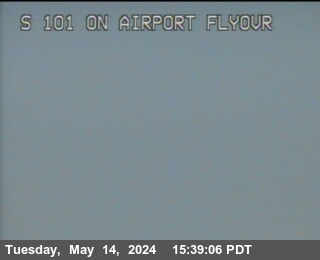 Timelapse image near TV401 -- US-101 : On Airport Flyover Structure, South San Francisco 0 minutes ago