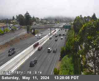 Timelapse image near TV502 -- I-80 : Before Central Avenue, Richmond 0 minutes ago