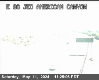 Timelapse image near TV829 -- I-80 : East Of American Canyon Road, Fairfield 0 minutes ago
