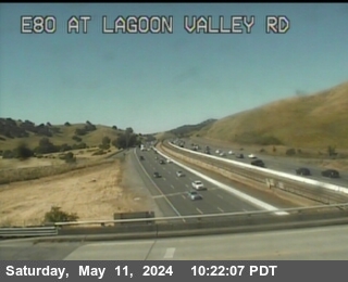 Timelapse image near TV991 -- I-80 : AT LAGOON VALLEY RD, Vacaville 0 minutes ago