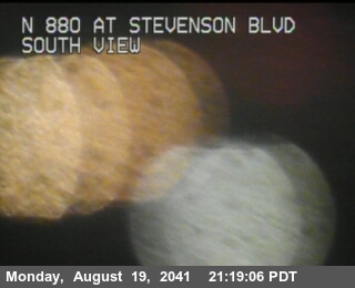 Timelapse image near TVA63 -- I-880 : Stevenson Boulevard, Fremont 0 minutes ago
