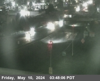 Timelapse image near TVC62 -- US-101 : S101 at JCT 880, San Jose 0 minutes ago