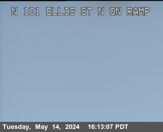 Timelapse image near TVC78 -- US-101 :  AT ELLIS ST OR, Mountain View 0 minutes ago