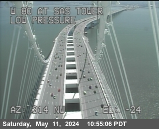 Timelapse image near TVD32 -- I-80 : Bay Bridge SAS Tower East, San Francisco 0 minutes ago